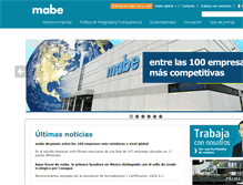 Tablet Screenshot of corporatemabe.com
